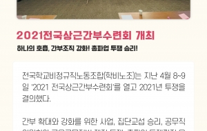 2021 전국상근간부수련회 개최 사진